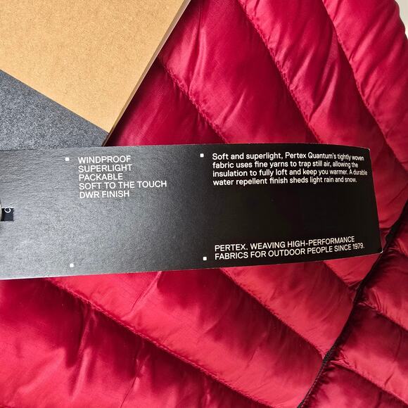 The North Face Men’s Terra Peak Vest Size XL Beetroot Pertex Quantum - Picture 3 of 6